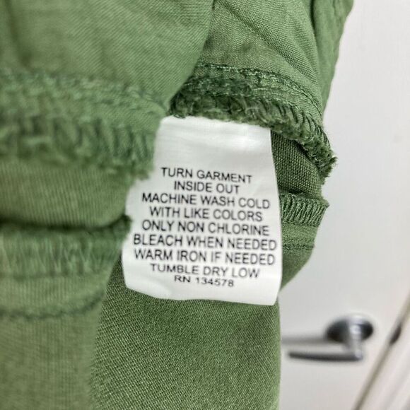 Vineyard Vines Women’s Skinny Utility Chino Pant Army Green Back Cargo Pockets 8 - Picture 10 of 10